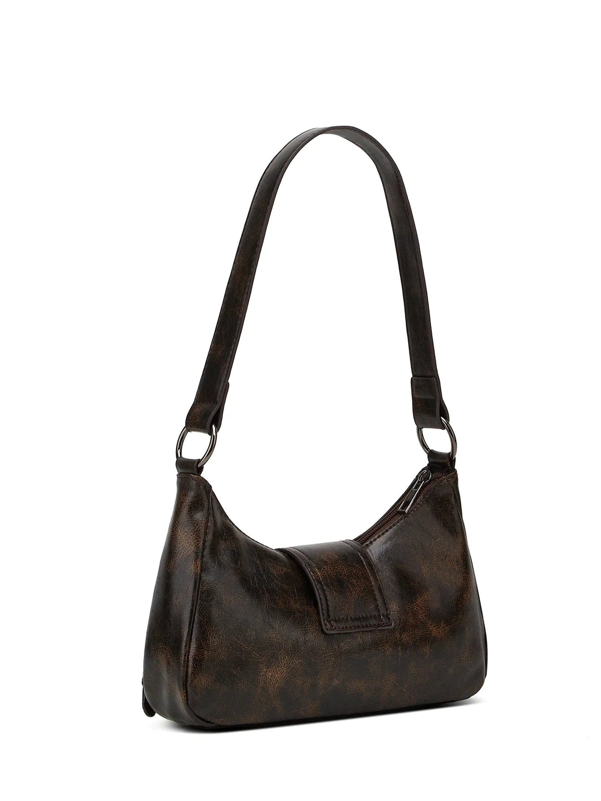 Kleine Handtas Dames | Vintage Look | Kunstleer | Gesp-Boutique Moda