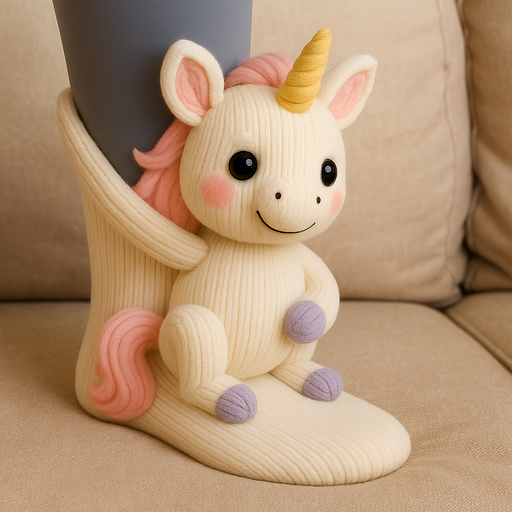3D dierensokken | pluche huissokken | antislipzool-Boutique Moda