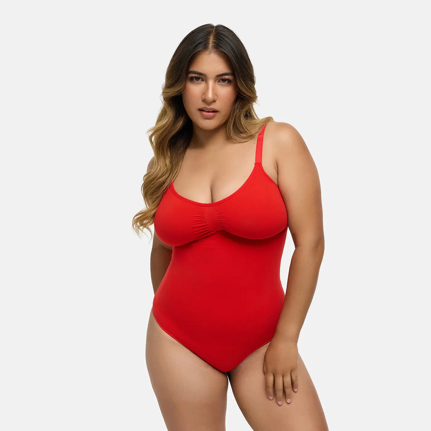 Body gainant en tissu extensible | Body correcteur sans coutures | Contrôle du ventre