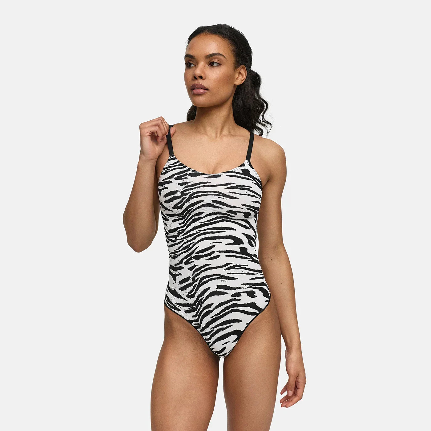 Body gainant en tissu extensible | Body correcteur sans coutures | Contrôle du ventre