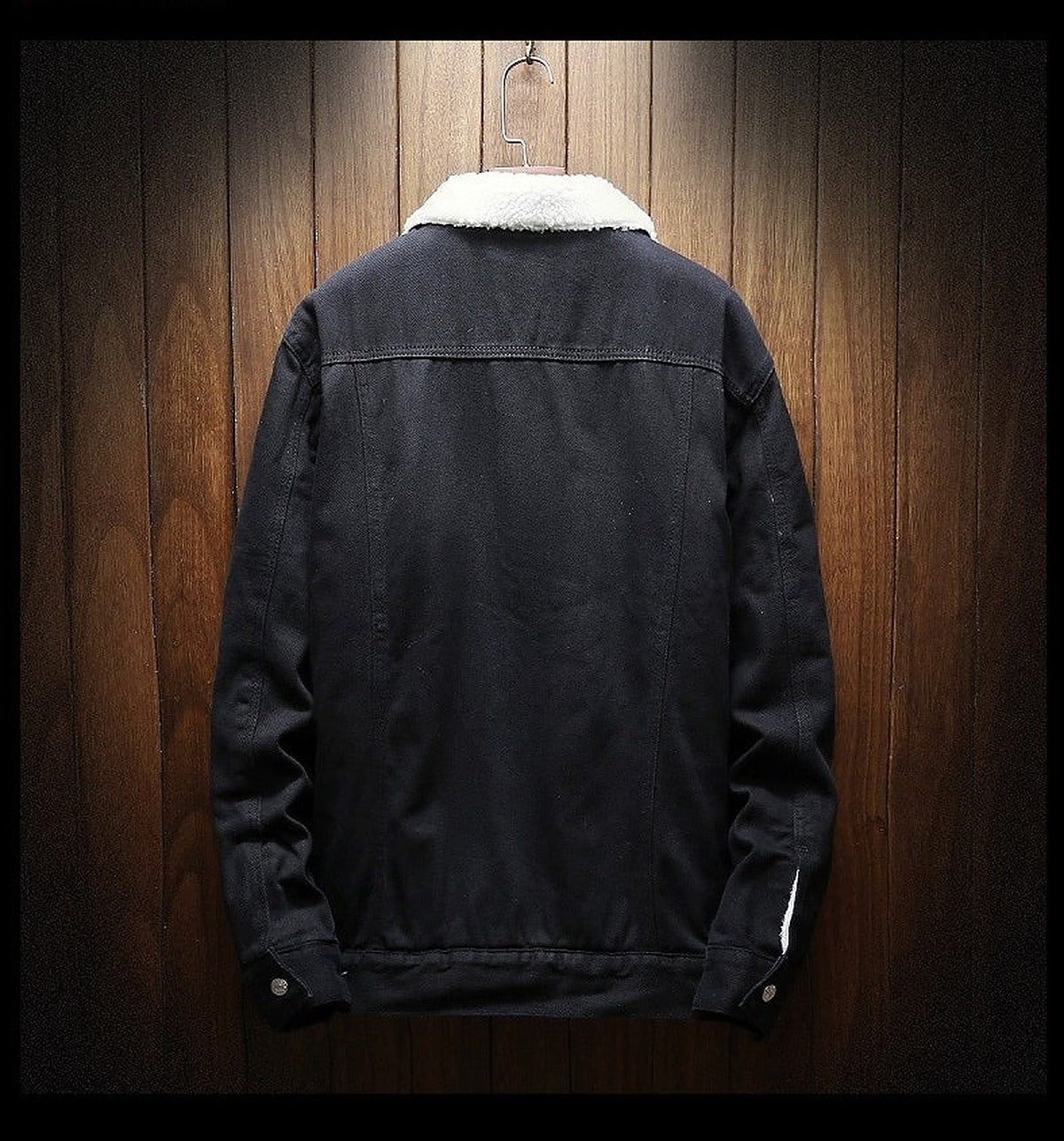 Heren Spijkerjack | Teddyvoering | Trucker Model | Knoopsluiting | Stevig Denim