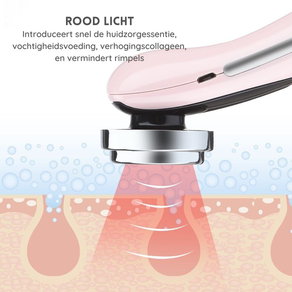 7-in-1 Facial Massager | Elektrisch gezichtsapparaat dat diep reinigt en de huidkwaliteit verbetert-Boutique Moda