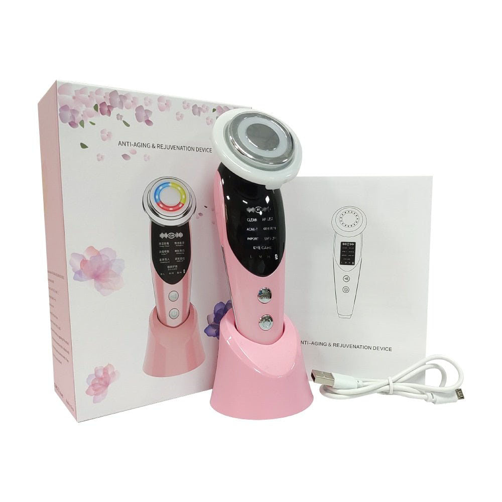 7-in-1 Facial Massager | Elektrisch gezichtsapparaat dat diep reinigt en de huidkwaliteit verbetert-Boutique Moda