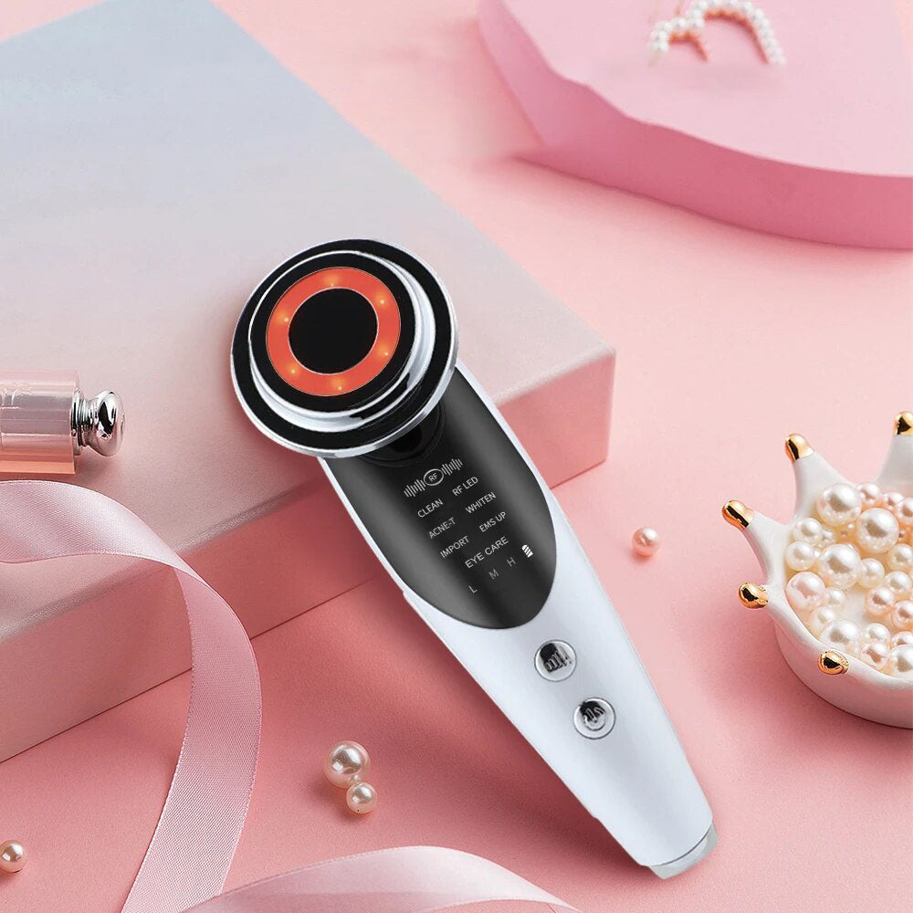 7-in-1 Facial Massager | Elektrisch gezichtsapparaat dat diep reinigt en de huidkwaliteit verbetert-Boutique Moda