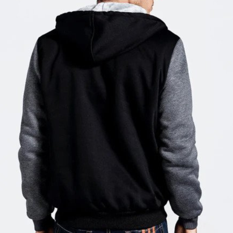 Alan Trainingspak Set | Warme fleece gevoerde heren trainingspak met hoodie-Boutique Moda