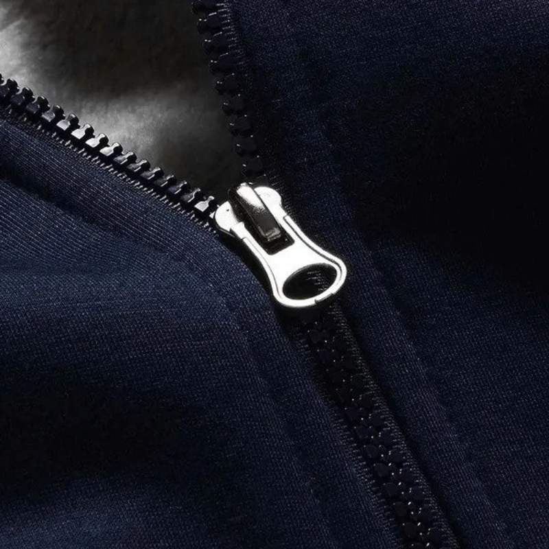Alan Trainingspak Set | Warme fleece gevoerde heren trainingspak met hoodie-Boutique Moda