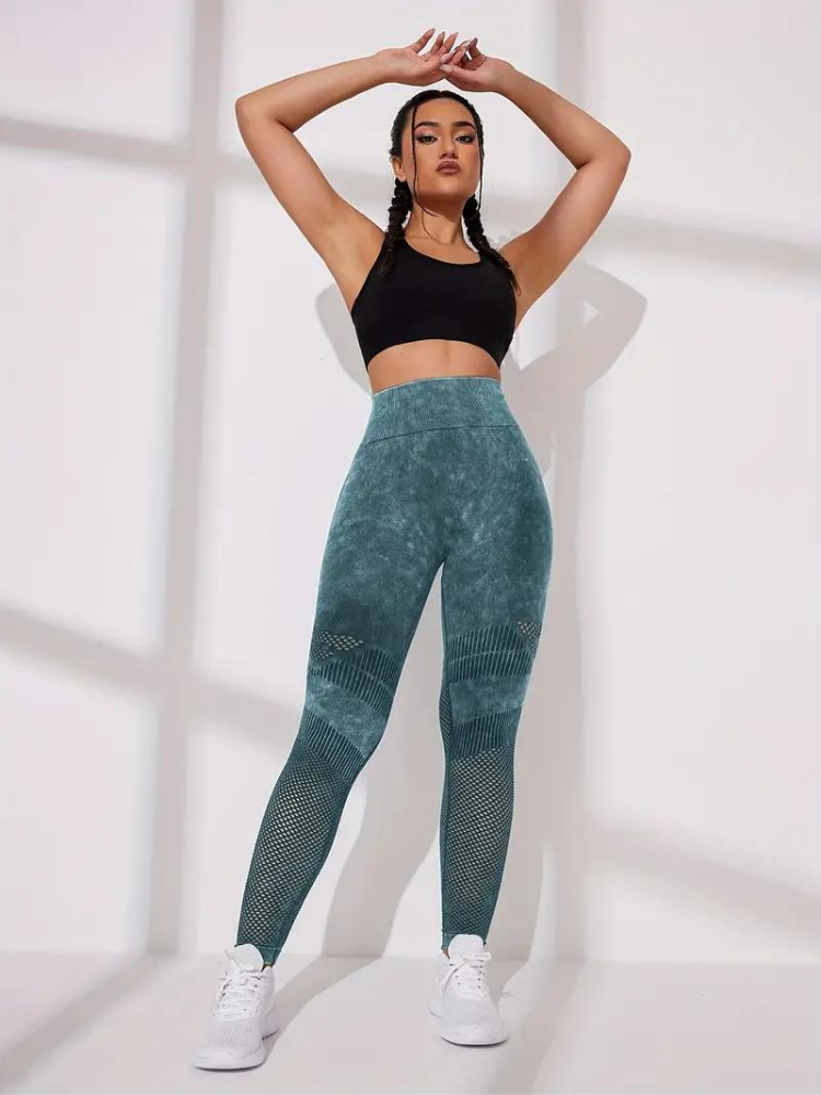 Althea Trainingslegging | Dames sportlegging met hoge taille-Boutique Moda