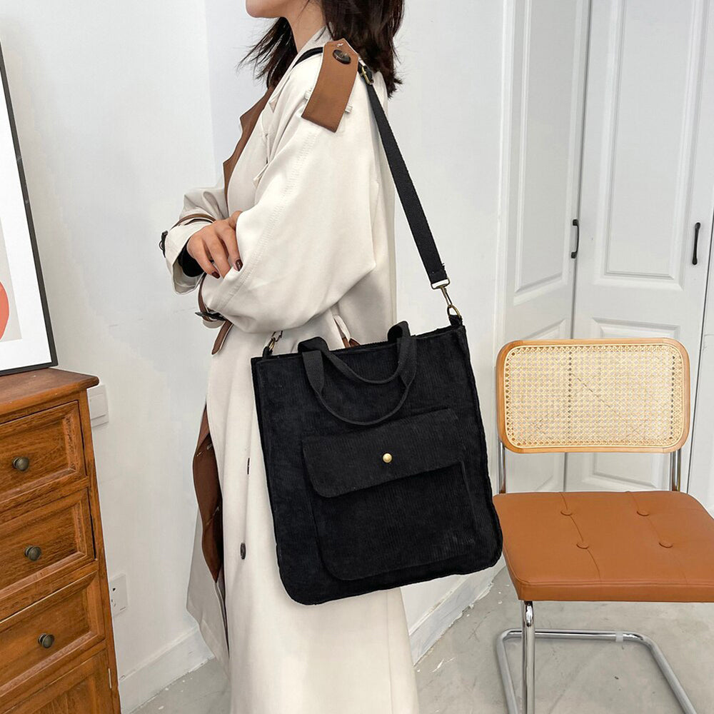 Amber Corduroy Bag | Casual trendy tas waarin alle benodigdheden passen-Boutique Moda