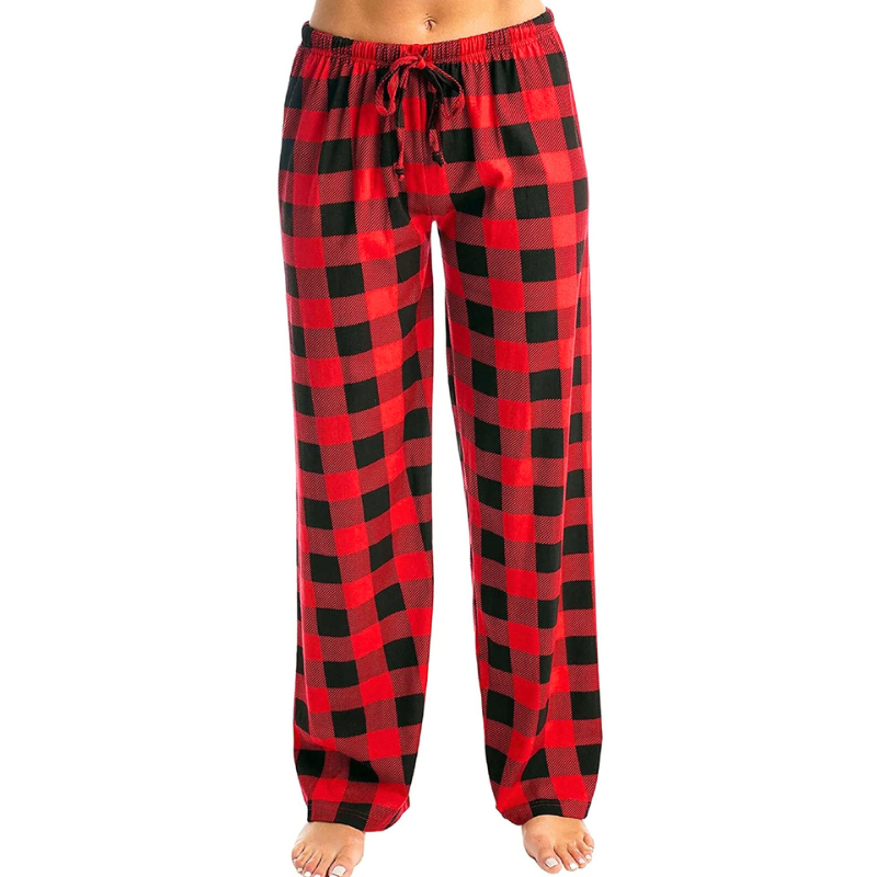 Asanta | Dames Broek | Vrouwen Kerst Geruite Pyjama Broek | Comfortabel-Boutique Moda