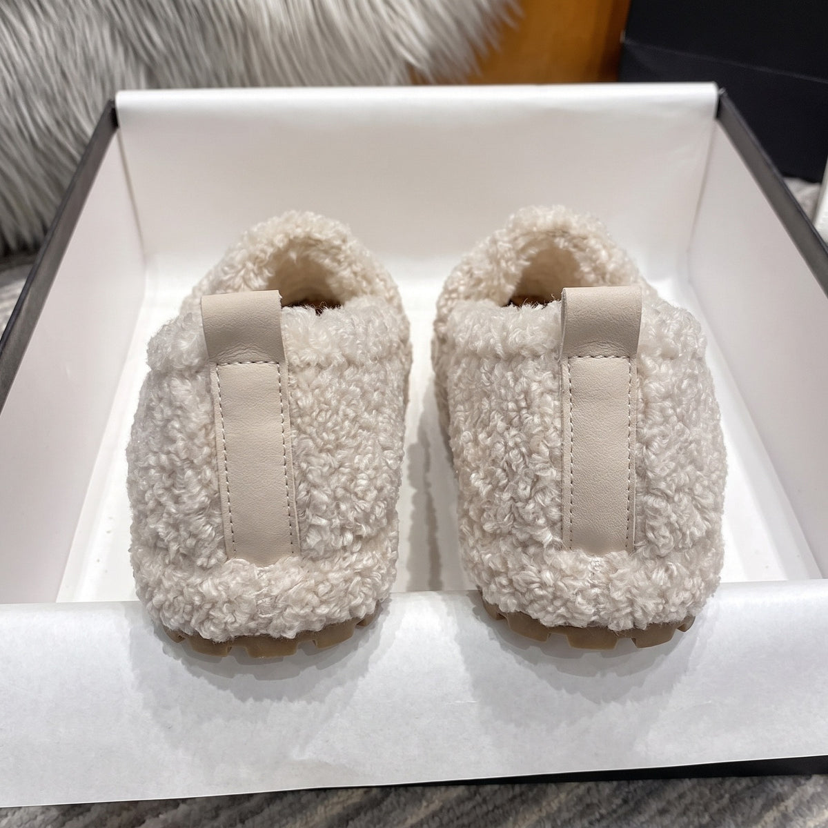 Winterschoenen met Bontvoering voor Dames, achterkant