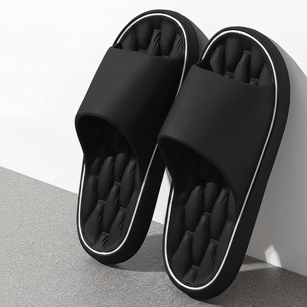 Badslippers | wolkzacht voetbed | antislipzool-Boutique Moda