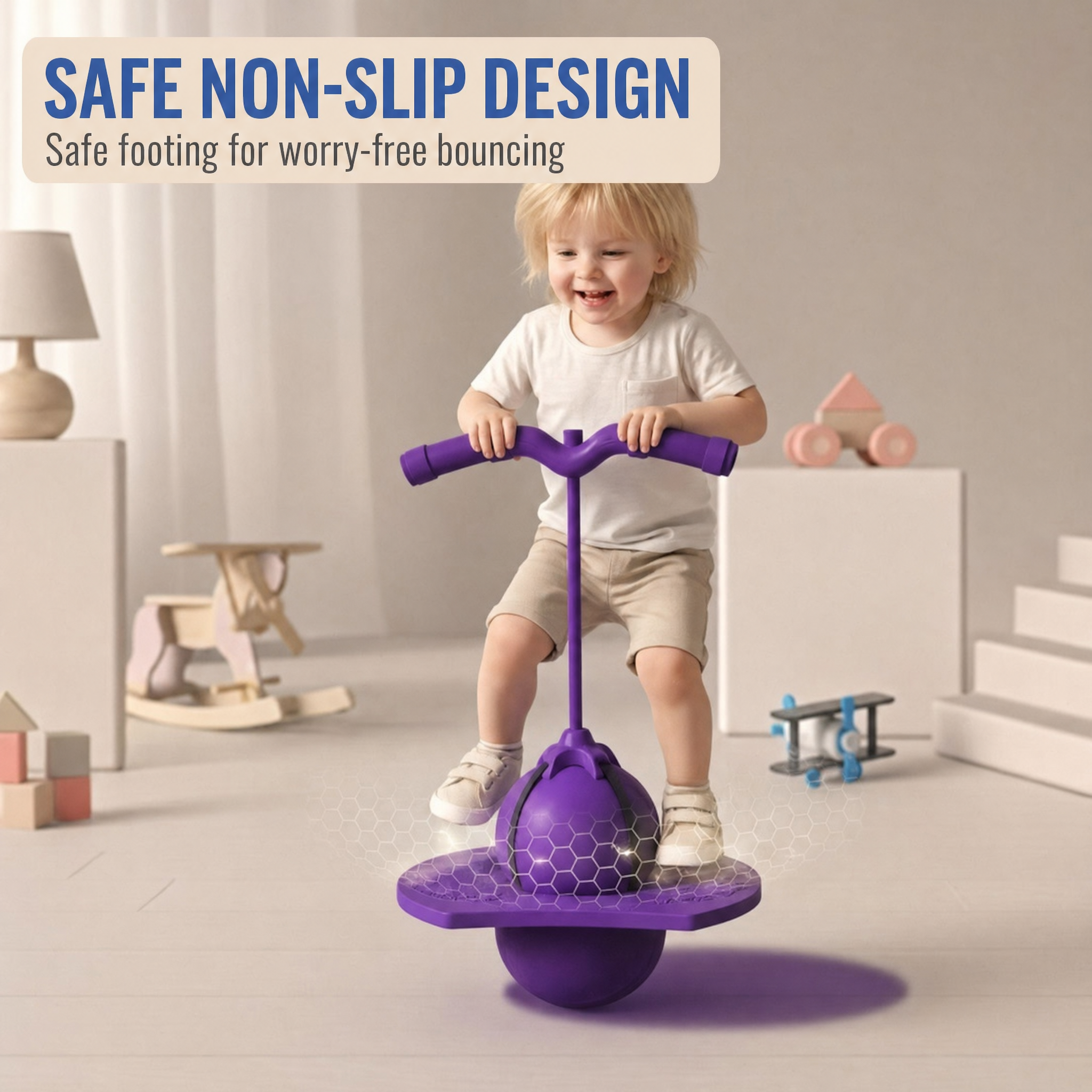 Balans Hopsbal | Veilig Antislip Springbal voor Kinderen & Volwassenen-Boutique Moda
