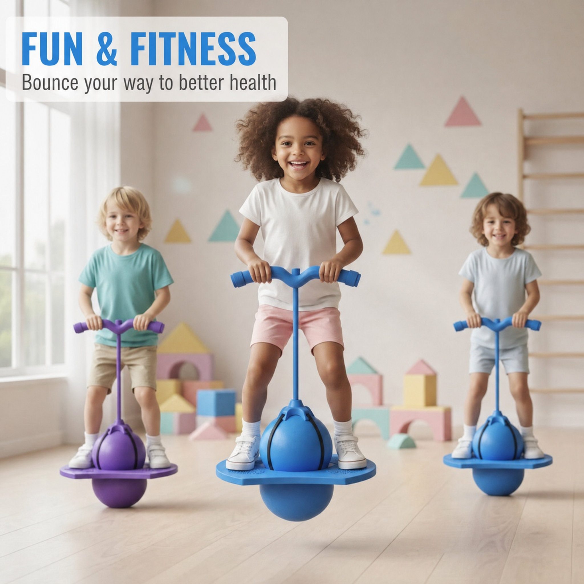 Balans Hopsbal | Veilig Antislip Springbal voor Kinderen & Volwassenen-Boutique Moda
