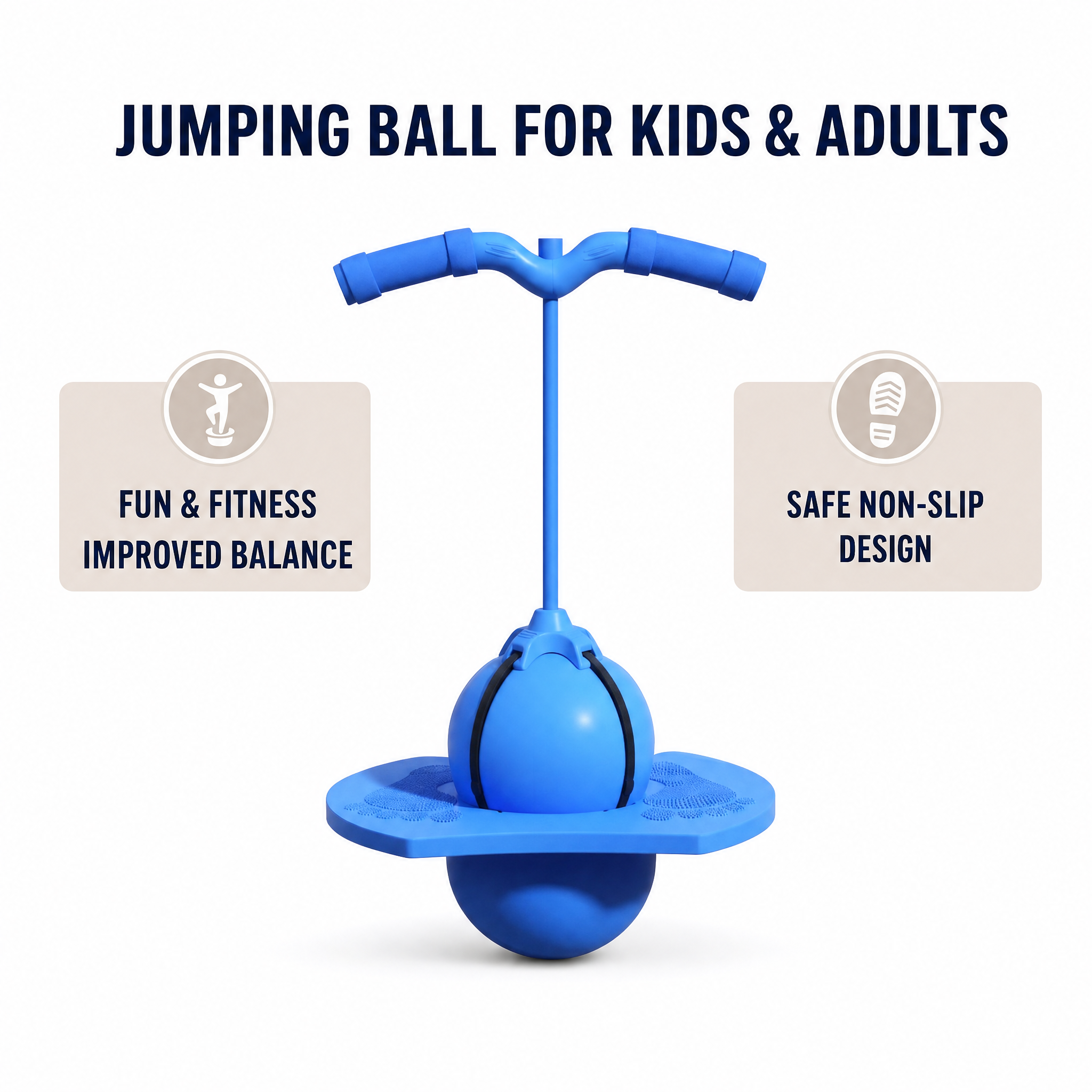 Balans Hopsbal | Veilig Antislip Springbal voor Kinderen & Volwassenen-Boutique Moda