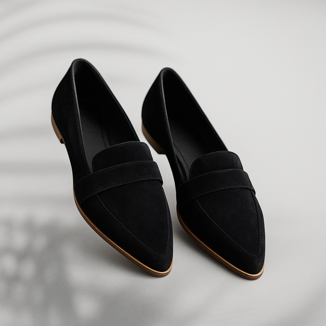 Ballerina's met spitse neus - Elegante platte loafers voor dames-Boutique Moda