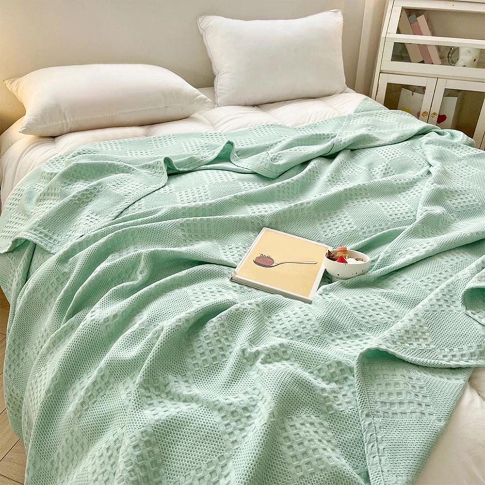 Beddengoed - Groot - Katoen - Wafeldeken - Bankkleden-Boutique Moda