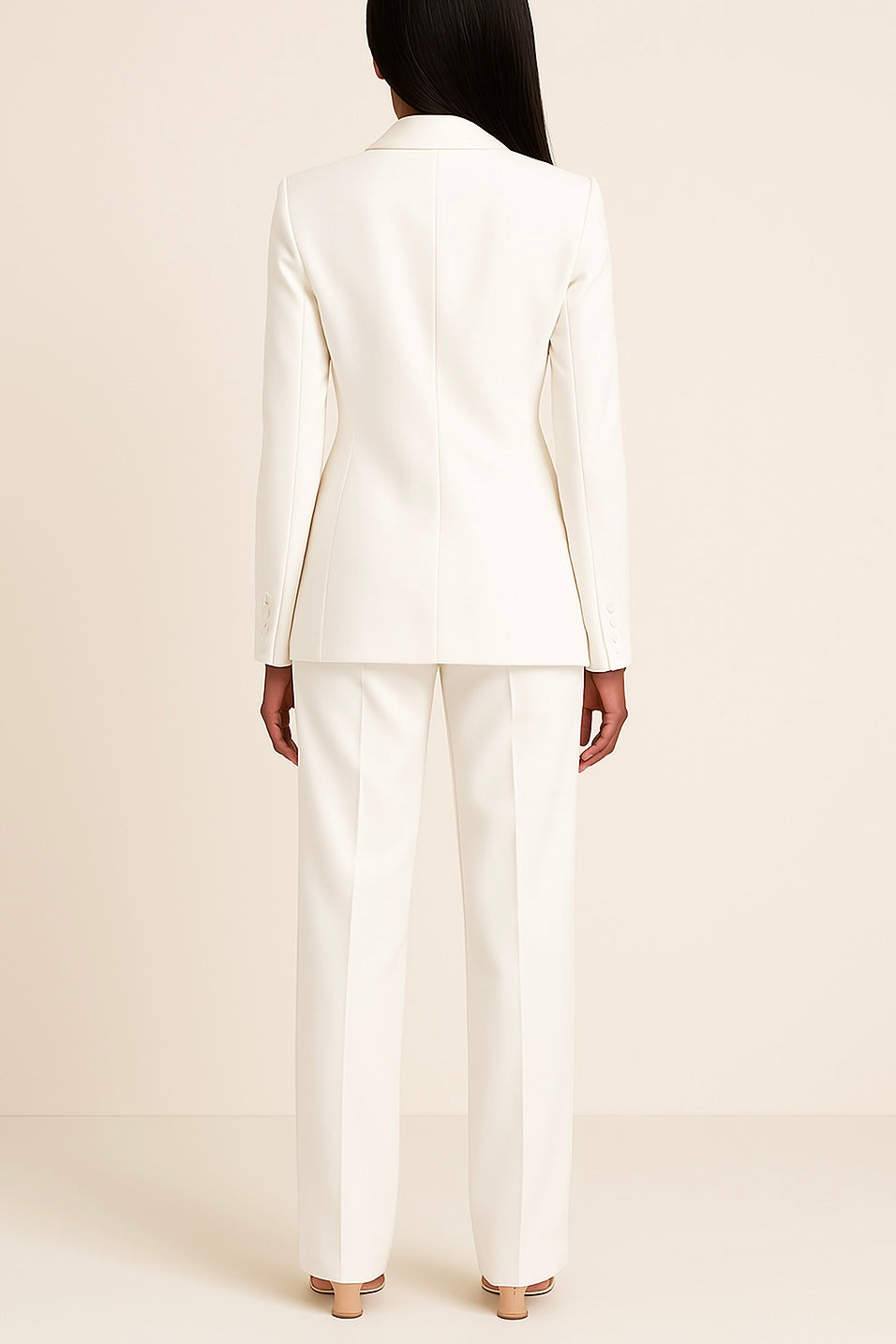 Blazer en Broek Set | Formele kleding | Wijde pijpen | Set | Damespak-Boutique Moda