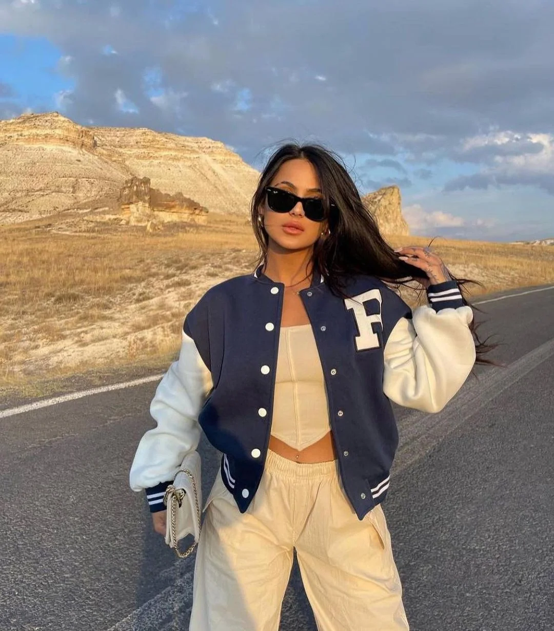 Bomberjack | Oversized | Met knopen | Baseballjack | Damesjack-Boutique Moda