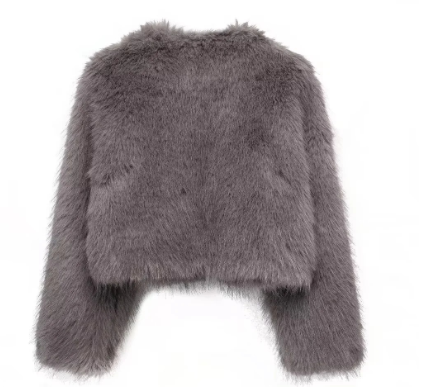 Bontjas | Warm | Kort | Bontjas | Winterjassen en jacks voor vrouwen-Boutique Moda