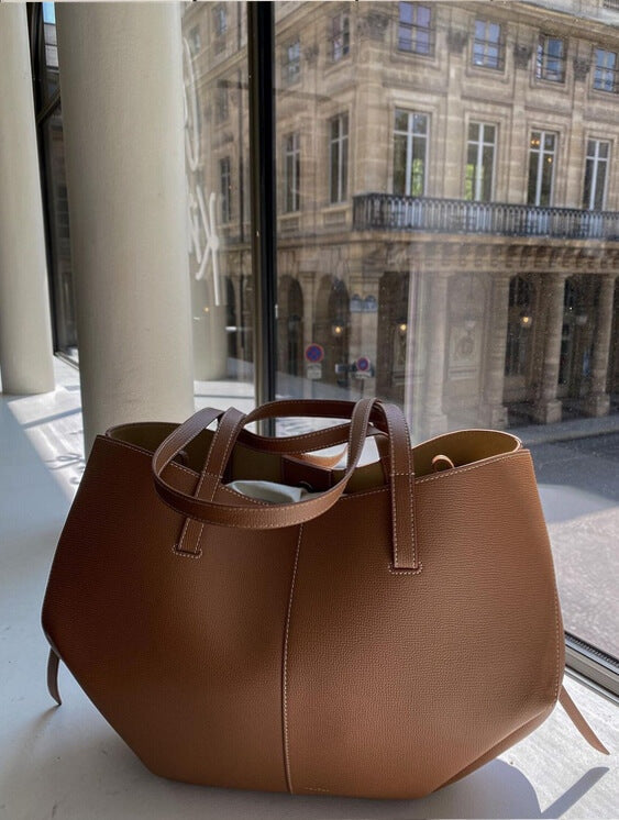 Boodschappentas - Groot - Kunstleer - Schoudertas - Draagtas-Boutique Moda