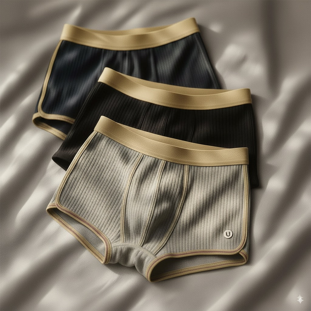 Boxershorts - Herencomfortabele 3-delige set boxershorts-Boutique Moda