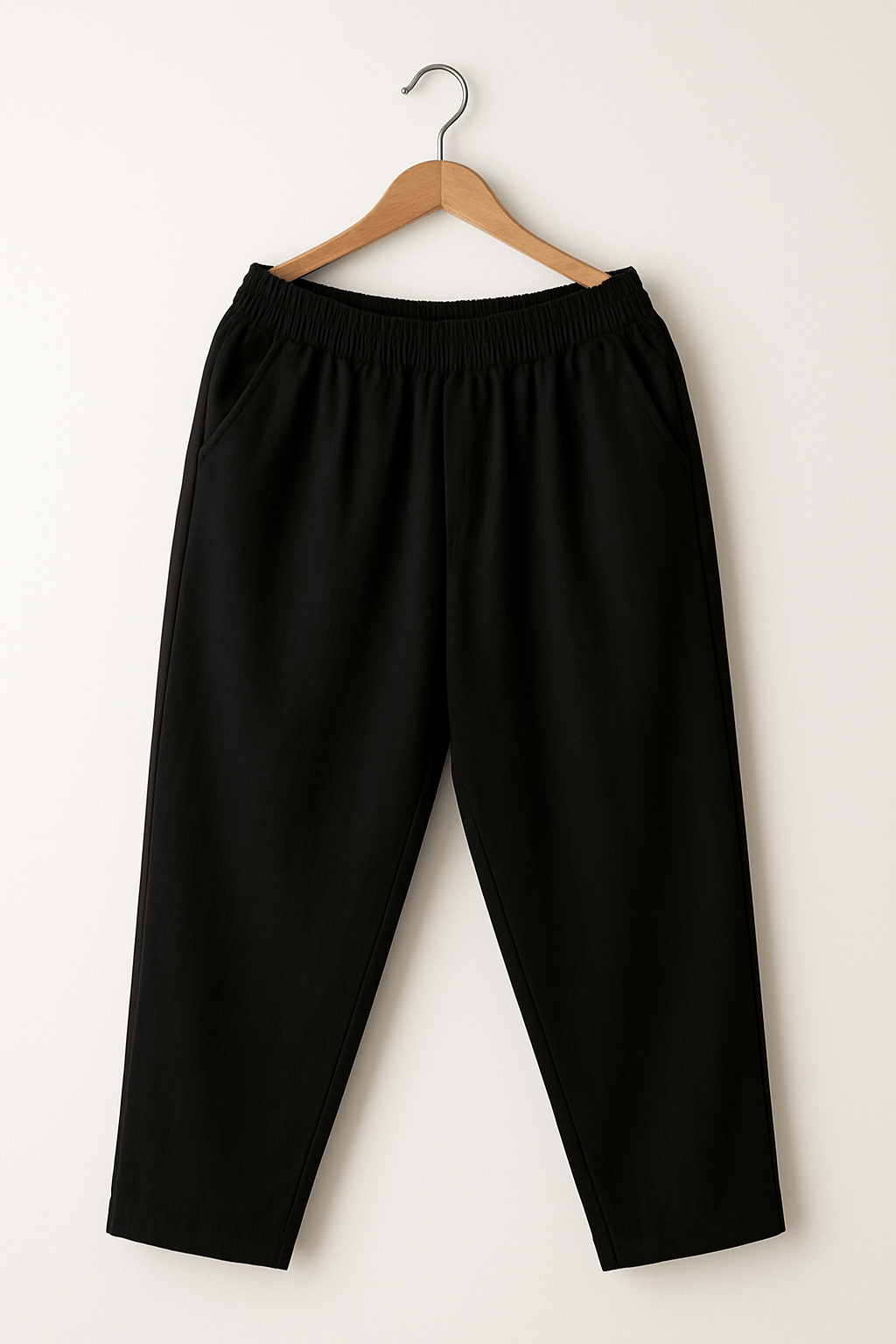 Broek met korte mouwen - Casual damesbroek met elastische taille-Boutique Moda