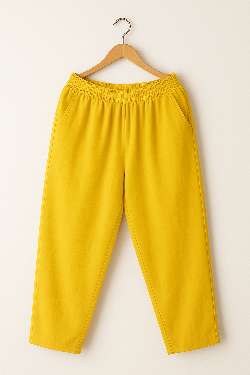 Broek met korte mouwen - Casual damesbroek met elastische taille-Boutique Moda