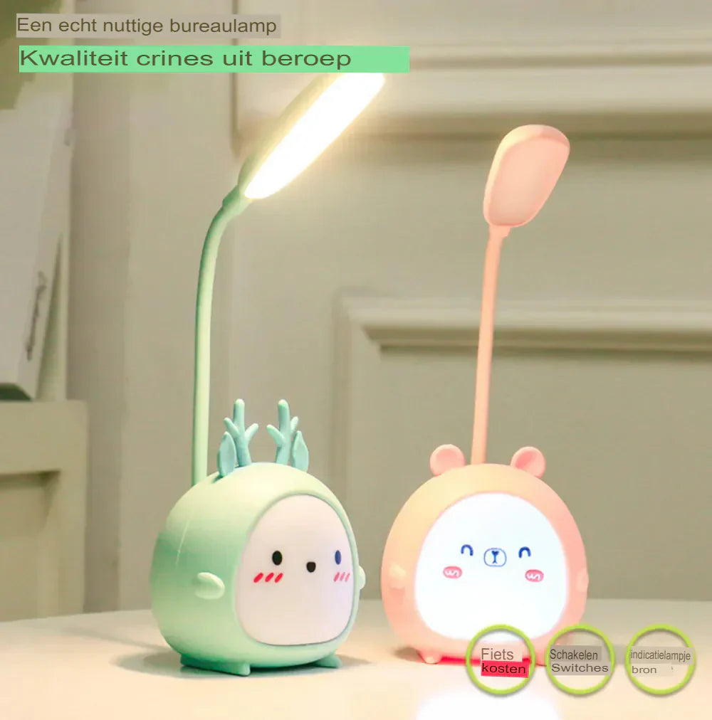 Bureaulamp | Kinderen | Draagbaar | Leeslamp | Oplaadbare tafellamp-Boutique Moda