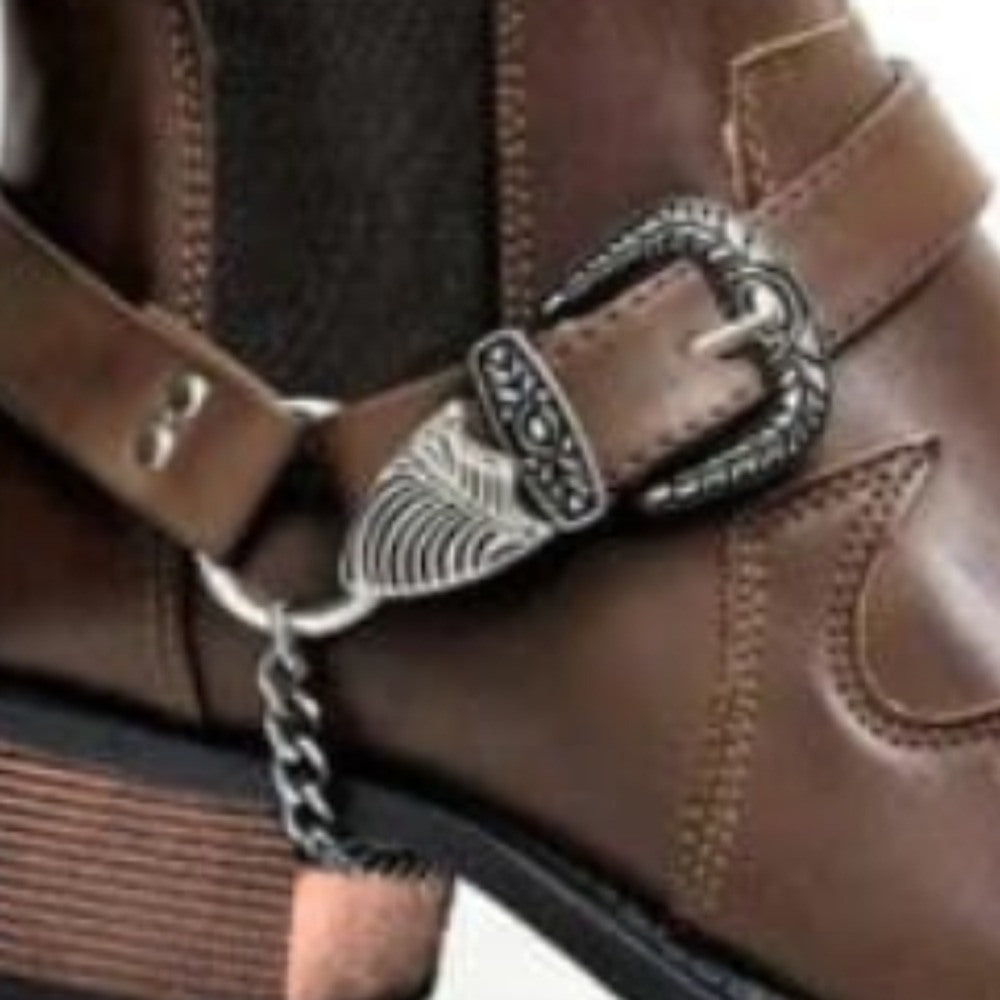 Cowboylaarzen, close-up