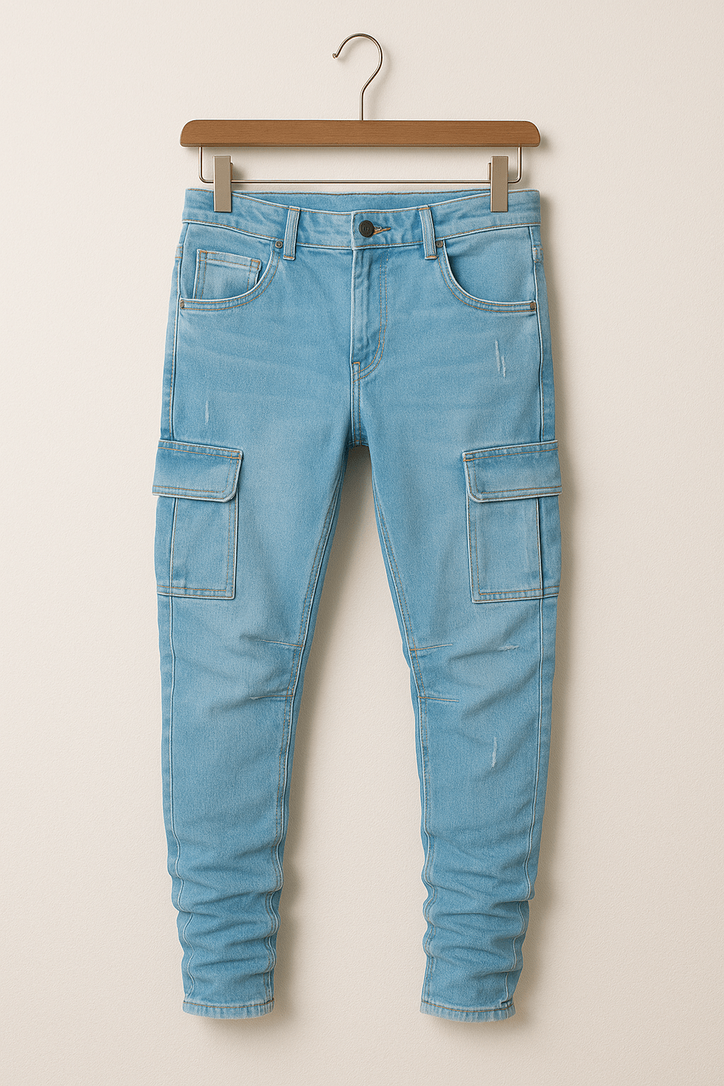 Cargo Jeans - Skinny - Stretch - Casual Jeans - Heren Jeans-Boutique Moda