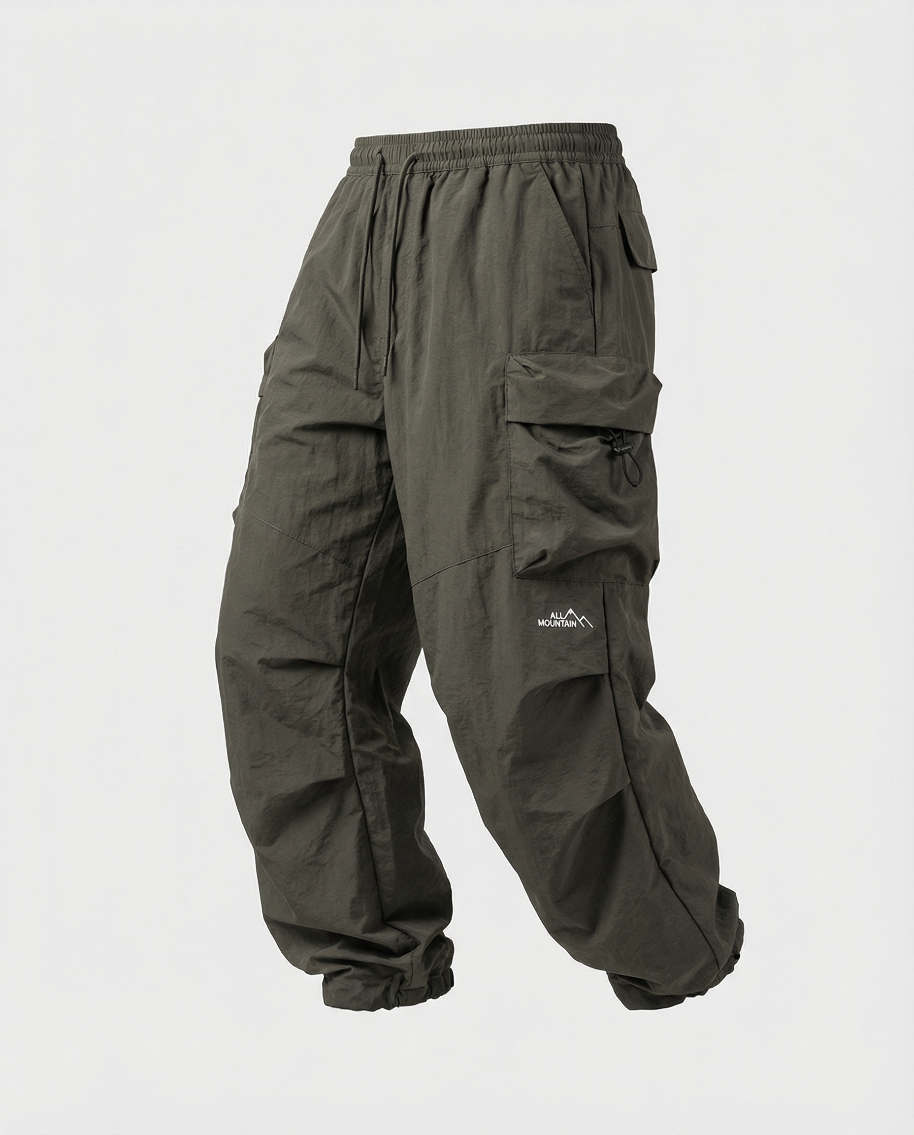 Cargo-broek - Elastische taille - Wijd model - Outdoorbroek - Herenbroek-Boutique Moda