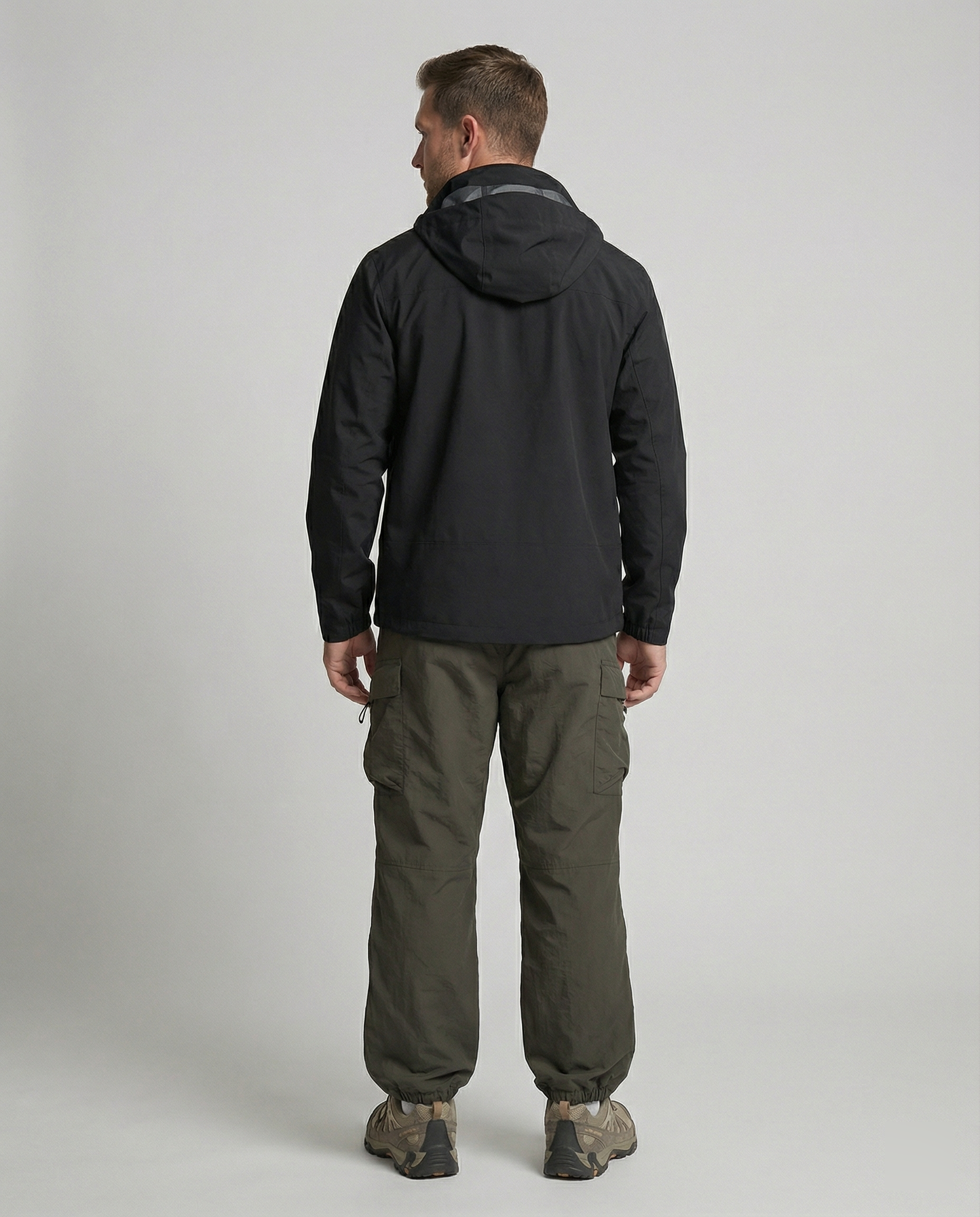 Cargo-broek - Elastische taille - Wijd model - Outdoorbroek - Herenbroek-Boutique Moda