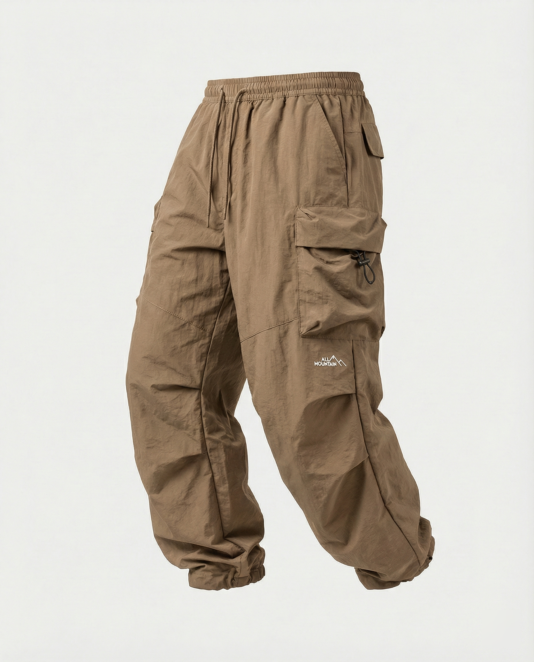 Cargo-broek - Elastische taille - Wijd model - Outdoorbroek - Herenbroek-Boutique Moda