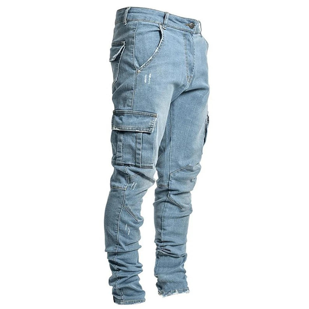 Cargo-jeans | Casual | Veel zakken | Skinny jeans | Cargo-broeken voor mannen-Boutique Moda