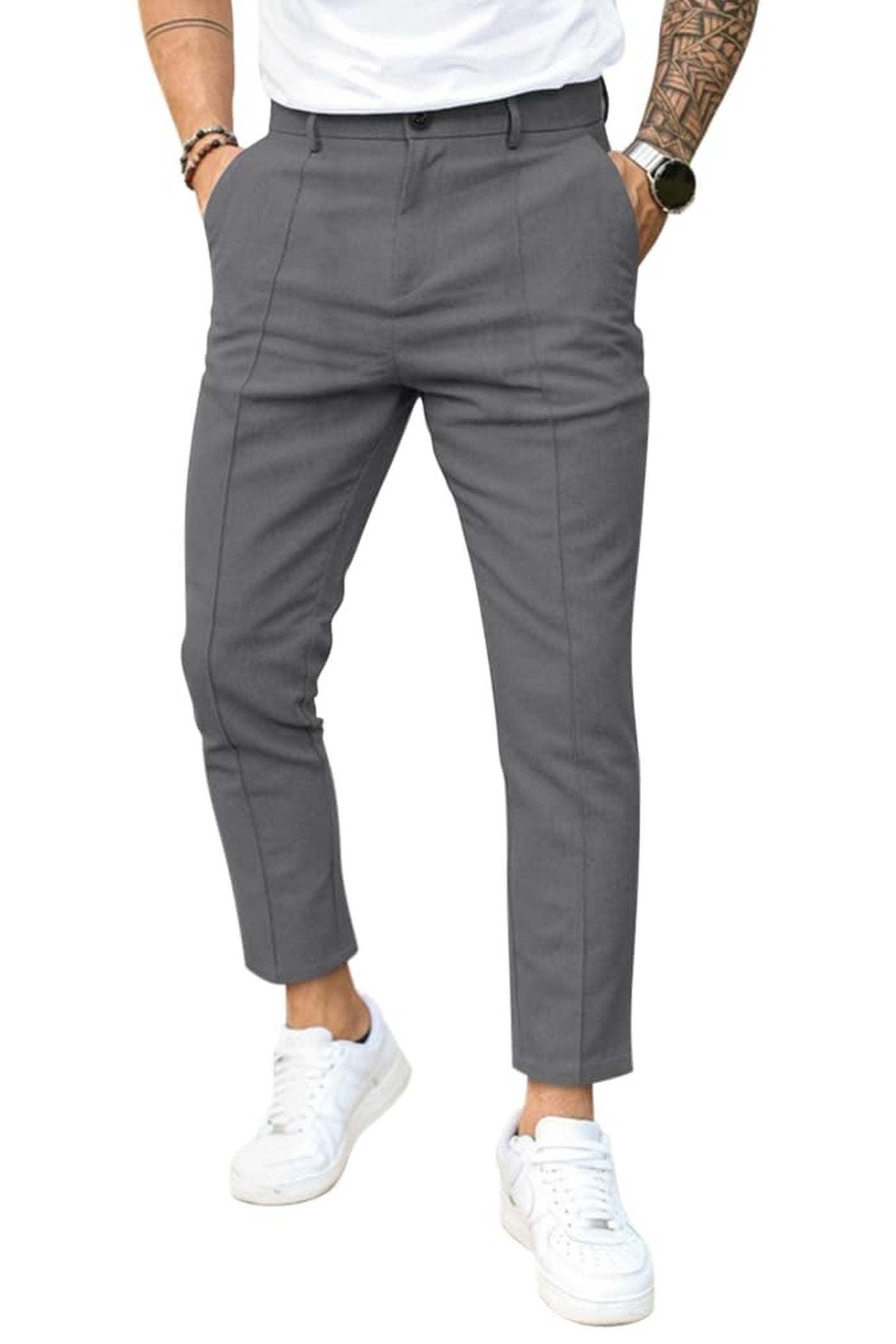 Chino broeken | Stretch | Slim fit | Skinny chino's | Herenbroeken-Boutique Moda