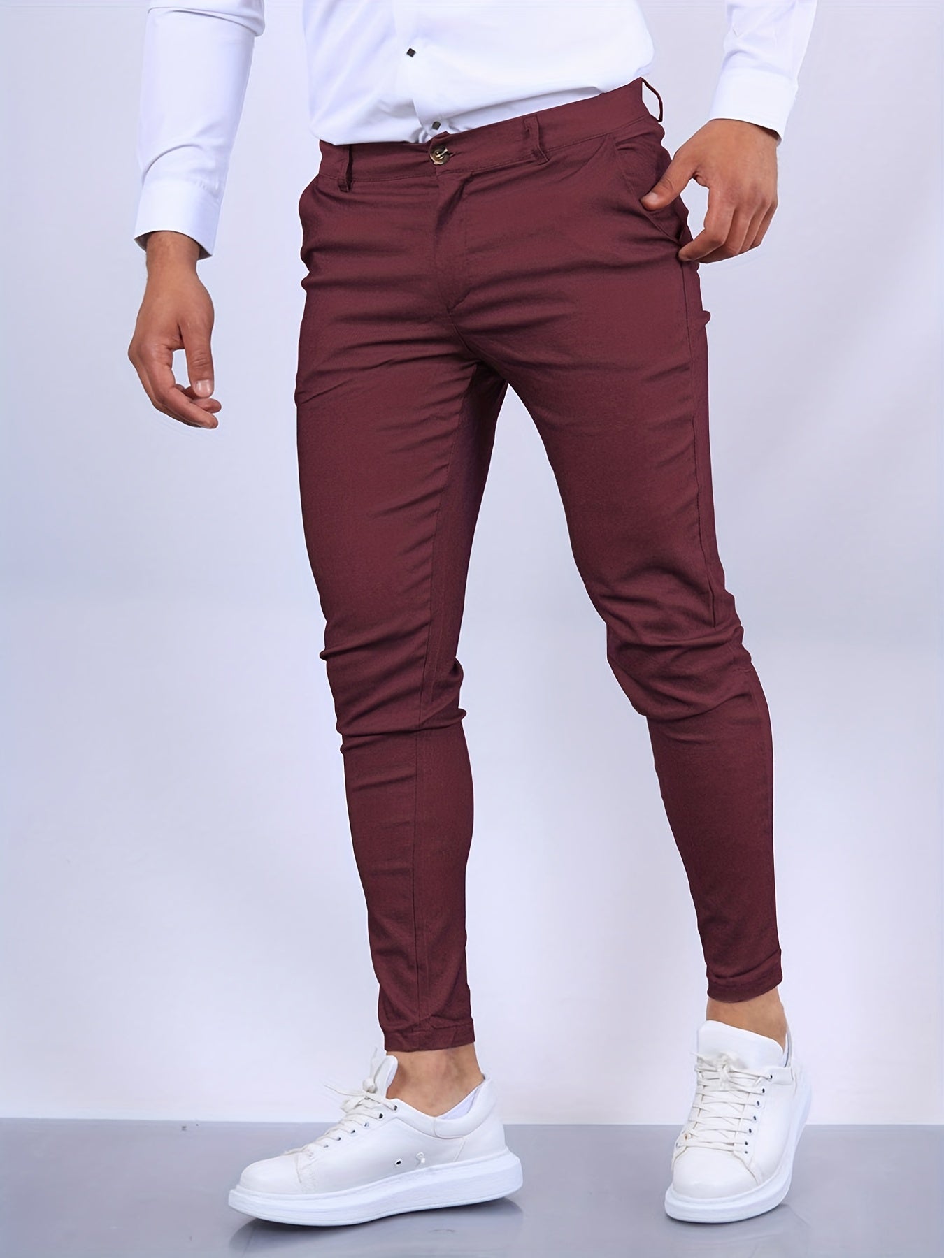 Chino's | Slim Fit | Stretch | Chino broeken | Skinny chino's voor mannen-Boutique Moda