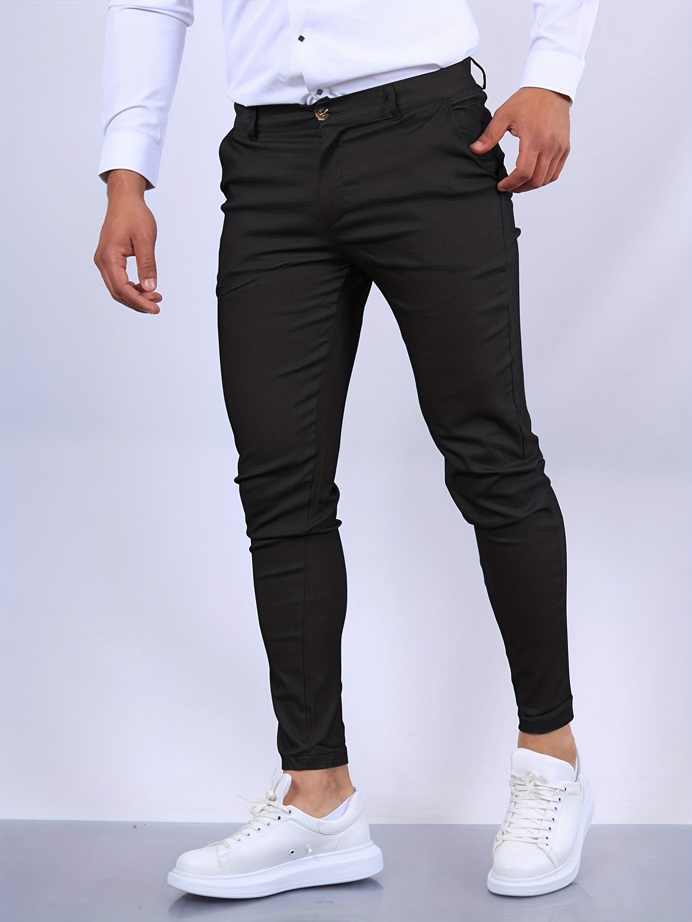 Chino's | Slim Fit | Stretch | Chino broeken | Skinny chino's voor mannen-Boutique Moda