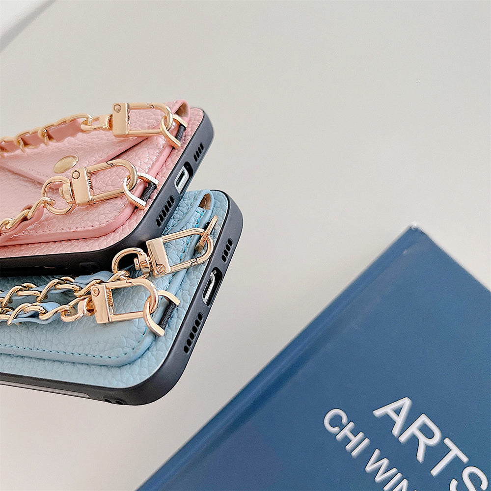 Ciara Crossbody Phone Case | Draag en bewaar je telefoon en pasjes veilig met dit handige telefoon portemonnee hoesje-Boutique Moda