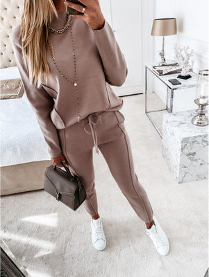 Co-Ord Set - Vrouwensweater en -broek Tweedelige Loungewear Set-Boutique Moda