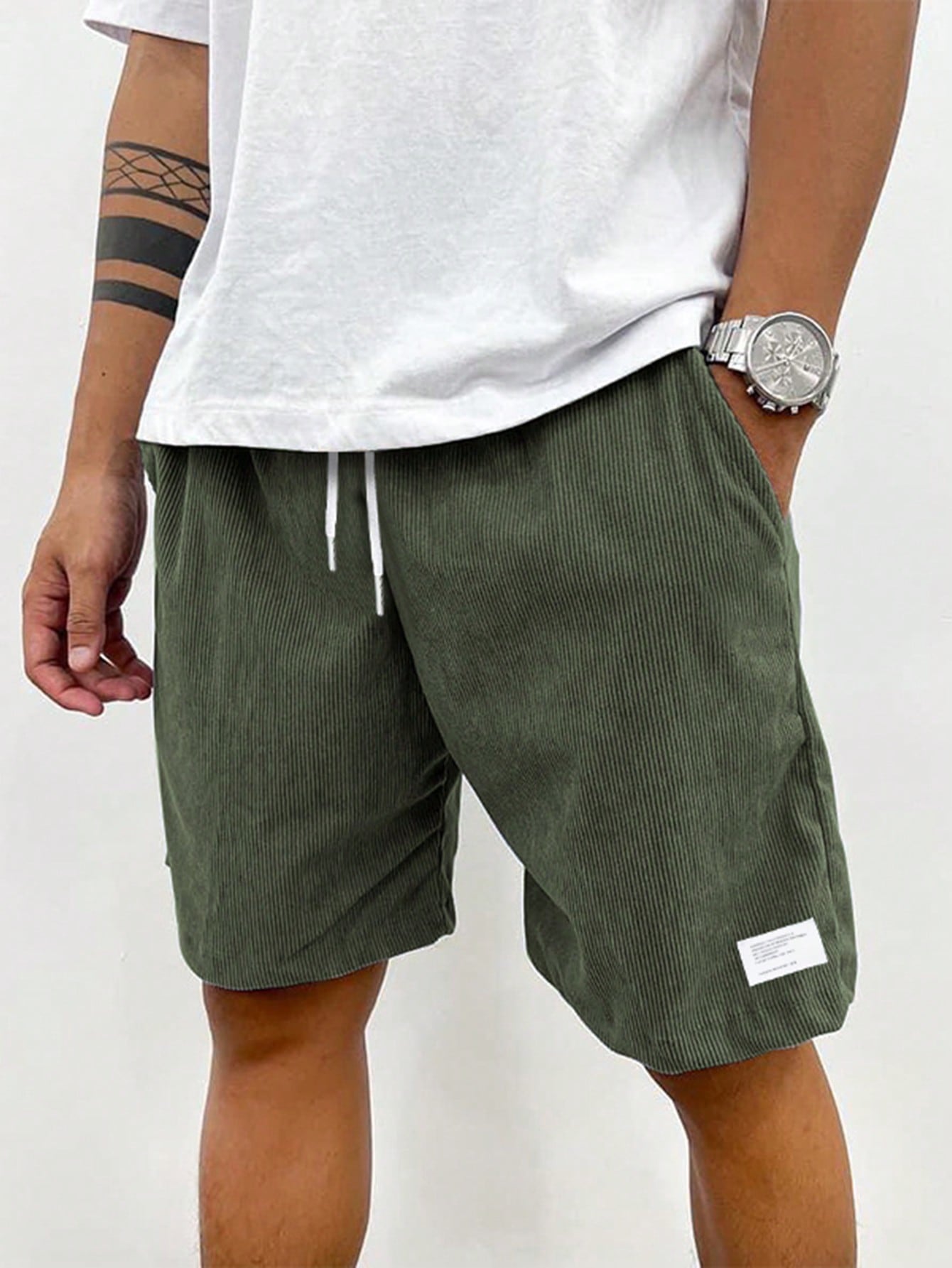 Corduroy Shorts - Trekkoord - Casual - Zomerse shorts - Heren shorts-Boutique Moda