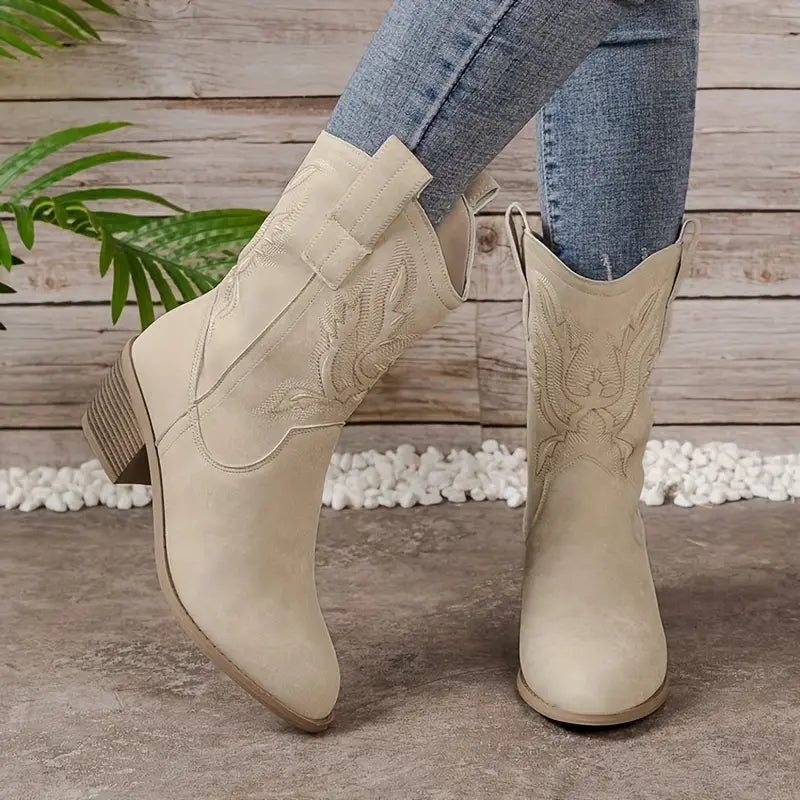 Cowboylaarzen voor dames | Geborduurd | Western | Cowgirllaarzen