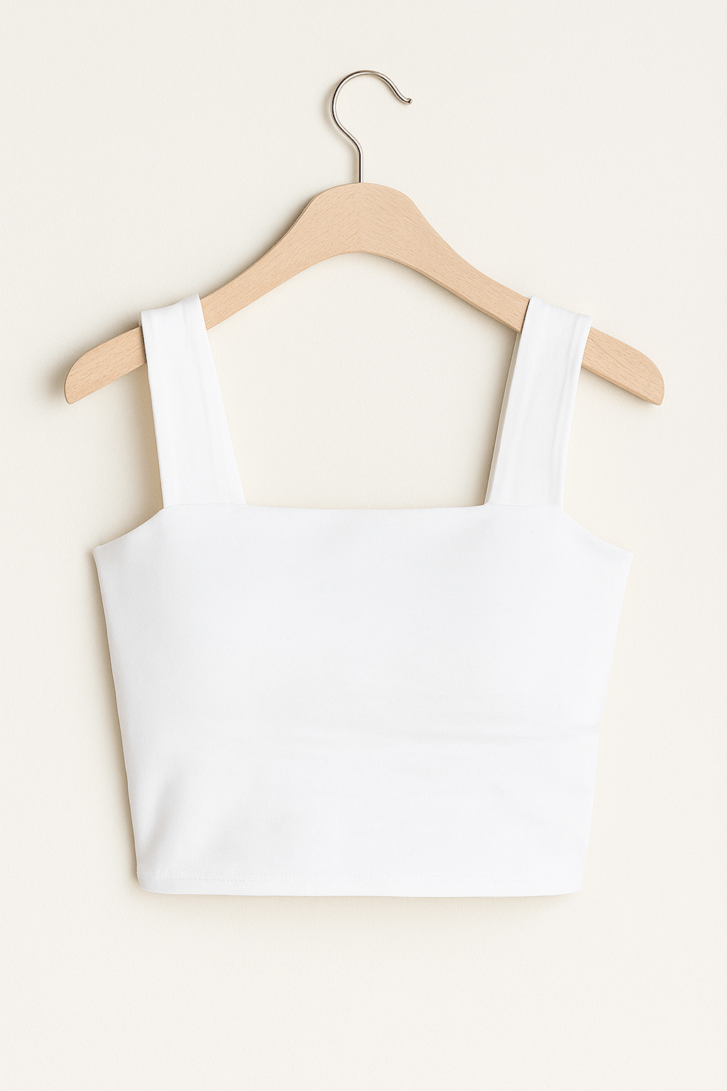 Crop Top - Mouwloze top met vierkante hals voor dames-Boutique Moda