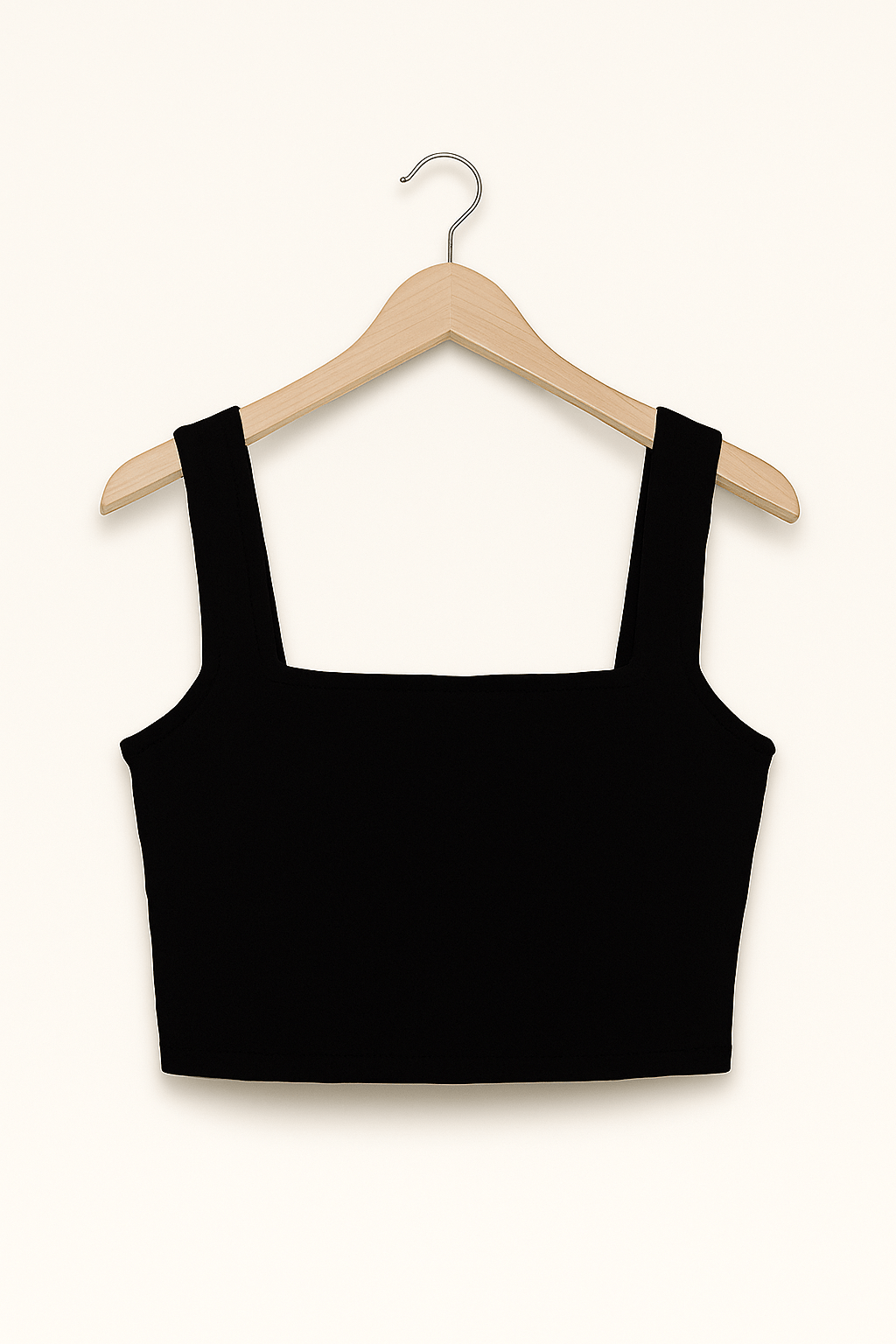 Crop Top - Mouwloze top met vierkante hals voor dames-Boutique Moda