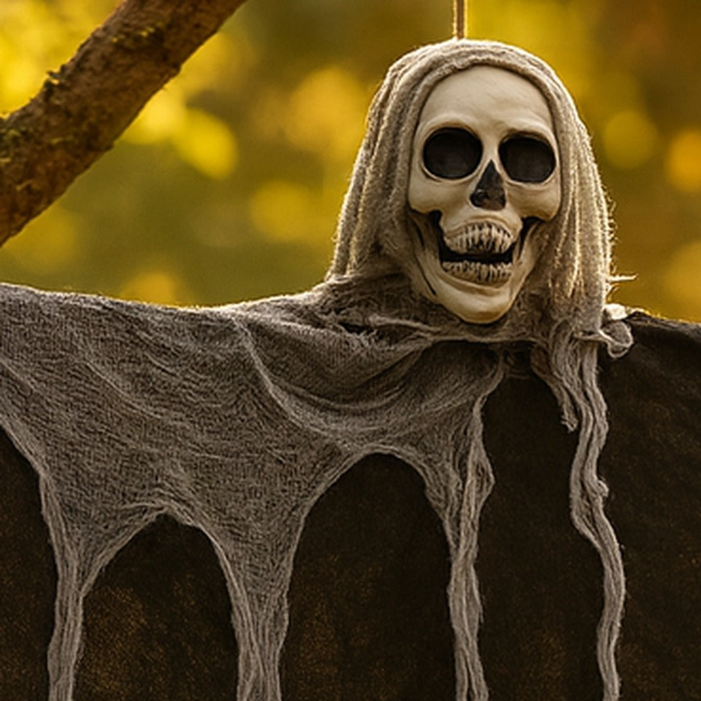 Schedel Decoratie - Eng hangend doodskop-skelet voor Halloween-Boutique Moda