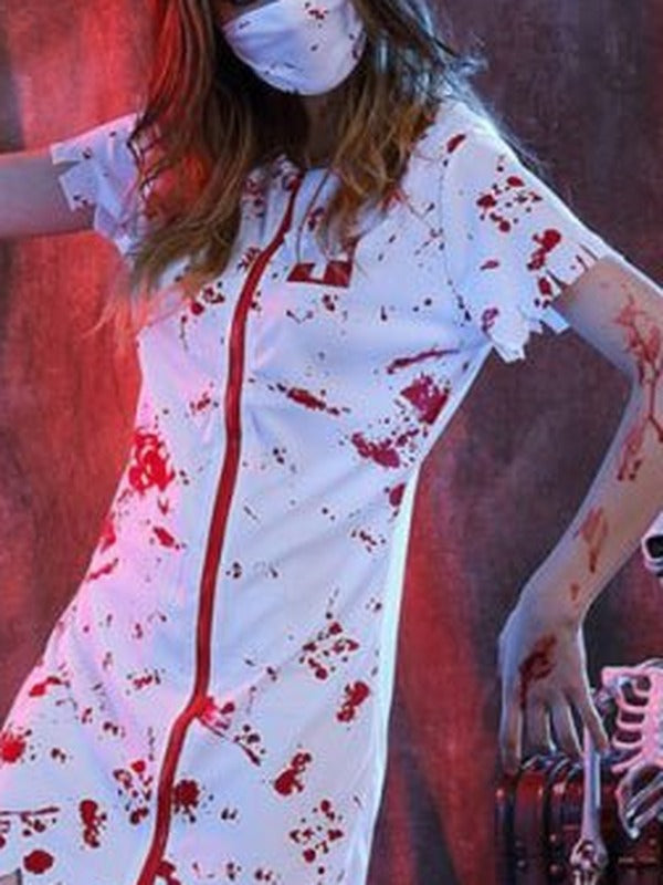 Verpleegster Halloween Kostuum | Eng | Zombie Verpleegster | Verpleegster Outfit Halloween | Vrouwen Halloween Kostuums-Boutique Moda
