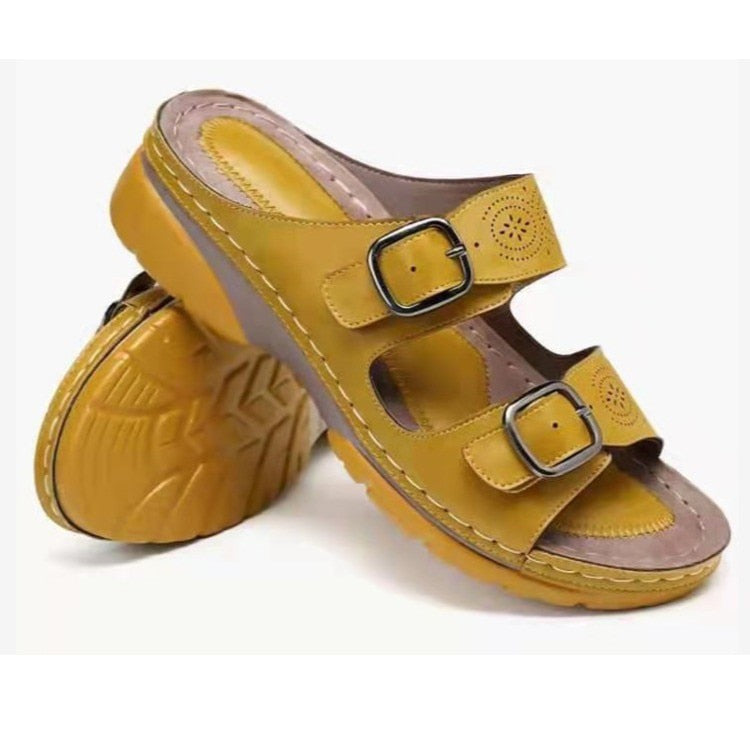 Damessandalen - Ergonomisch - Gespband - Zomerschoenen - Orthopedische Slippers Dames-Boutique Moda