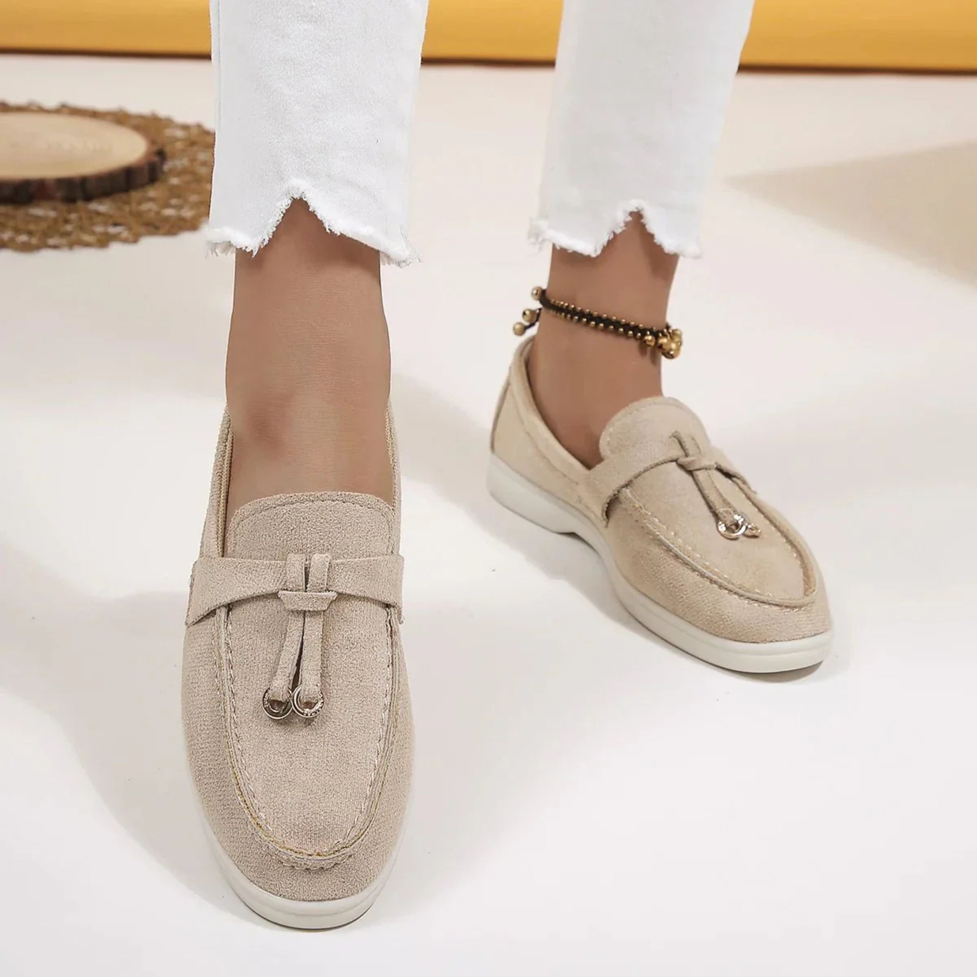 Damesschoenen | Slip-On | Comfortabel | Suède Damesschoenen | Damesschoenen-Boutique Moda