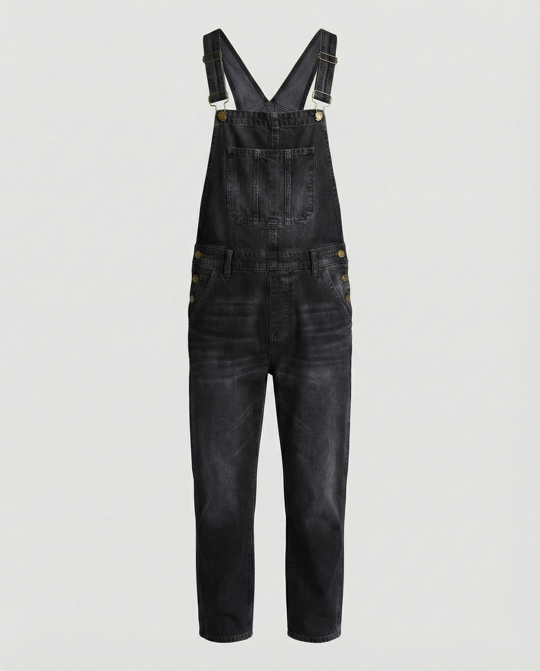 Denim-overalls – Casual overalls voor heren met relaxte pasvorm-Boutique Moda