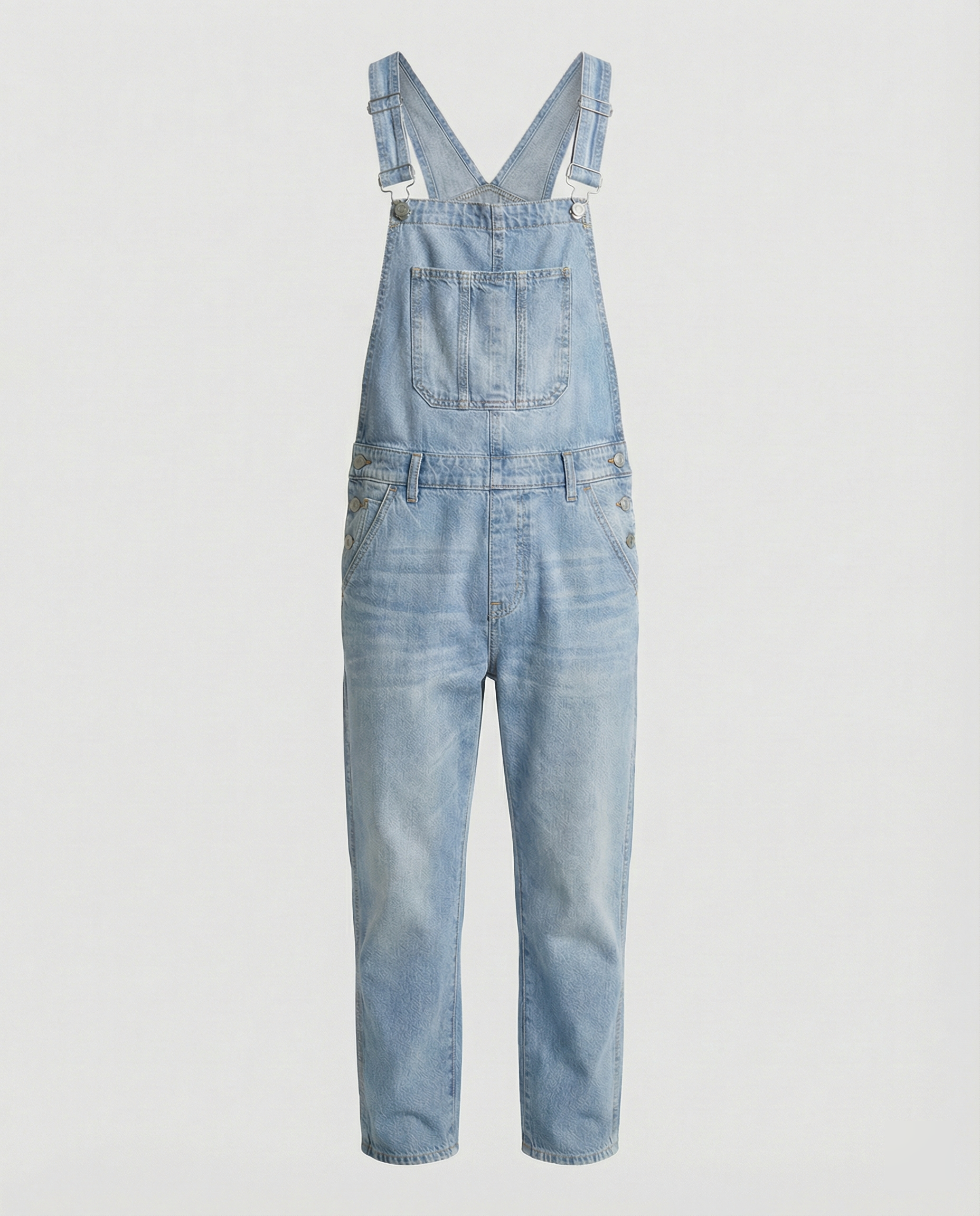 Denim-overalls – Casual overalls voor heren met relaxte pasvorm-Boutique Moda