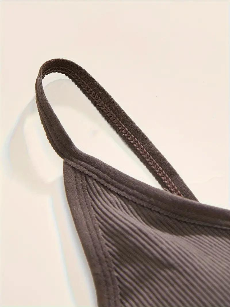 Diantha Beha Set | 3-Delige Geribbelde Draadloze Bralette Set-Boutique Moda